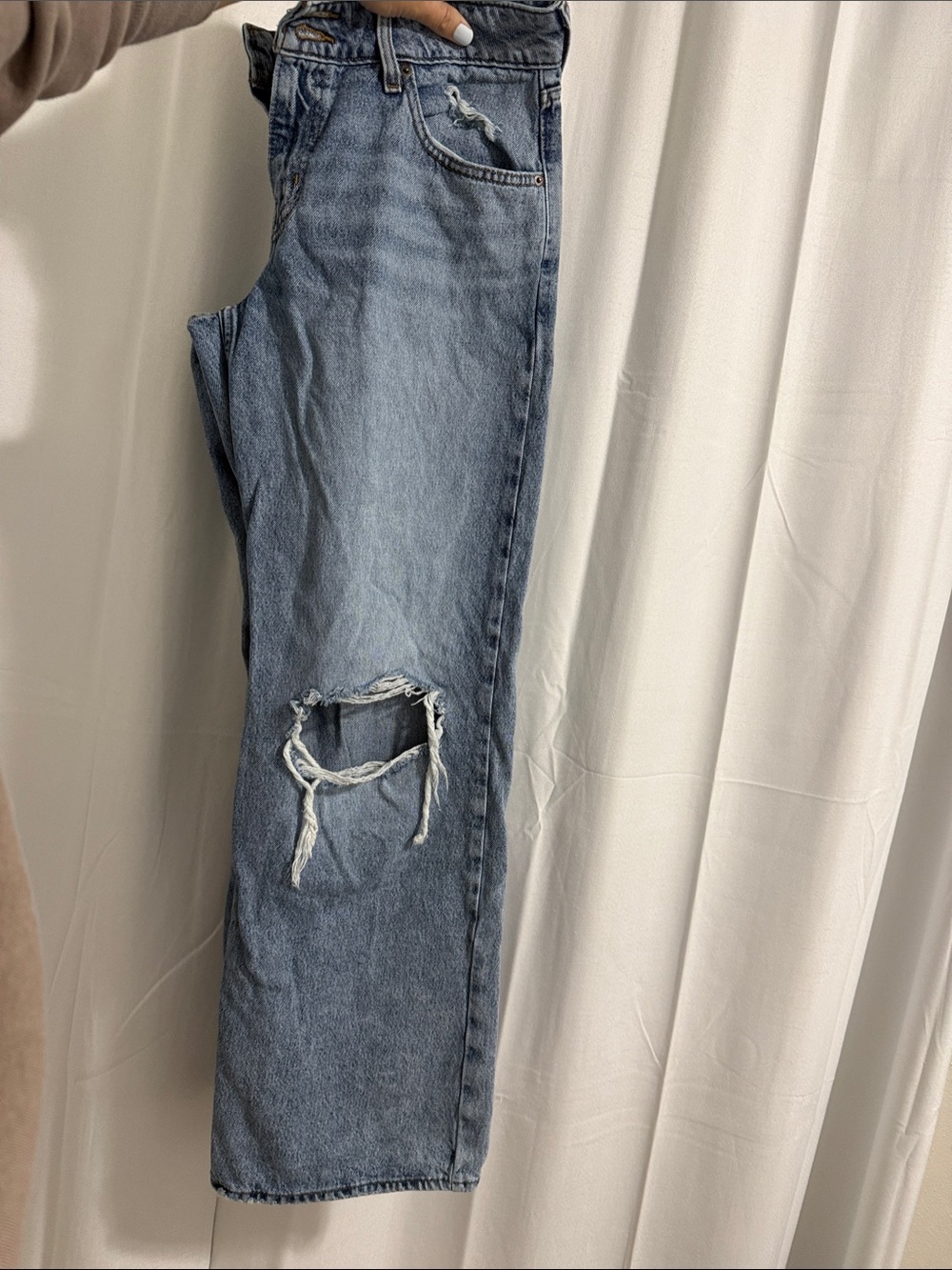 Levi's Women’s Light Wash wide/straight Leg Jeans